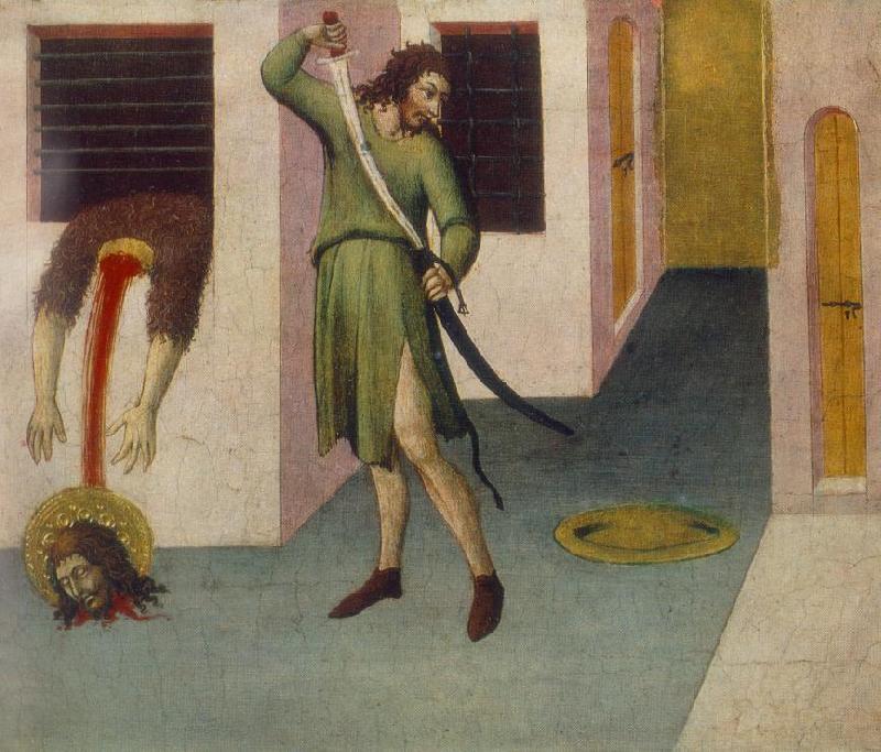 SANO di Pietro Beheading of St John the Baptist agf Germany oil painting art